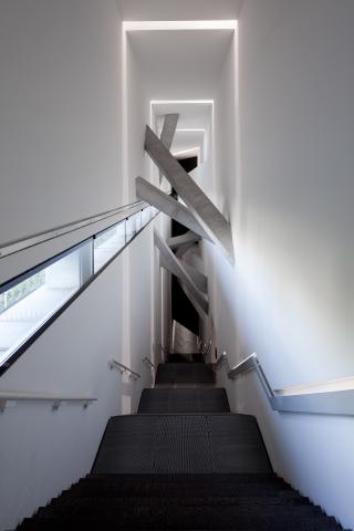 Staircase in the Libeskind building.