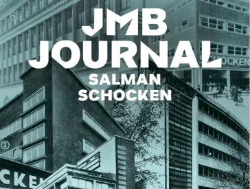 The image shows the cover of JMB Journal No. 27: Several buildings are depicted in a row as a black-and-white collage; at the top is the lettering “JMB Journal,” and at the bottom right is “2025, No. 27.”