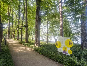 Soundinstallation im Garten des Haus der Wannseekonferenz