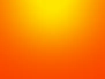 Orange Farbfl&auml;che in deren Mitte ein gelber ausstrahlender Punkt ist, der an einen Sonnenaufgang erinnert.