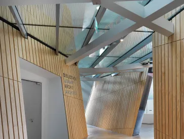 Entrance of the Library located in the Academy Building.