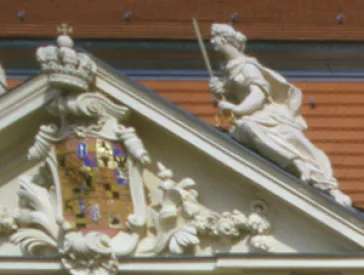 Detail of the entrance portal.