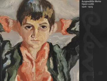 Cover “Carlo Levi”: Painting showing a boy with his arms folded behind his head.