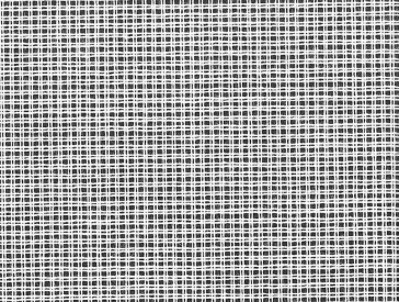 Graue Fläche, die mit groben, weißen Leinenstoff bezogen ist.