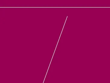 Weiße Linien auf pinkem Grund.