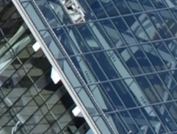 Ceiling construction of the Liebeskind building.