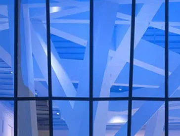 Ceiling construction of the Liebeskind building.