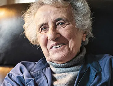 Portrait of Anita Lasker-Wallfisch.