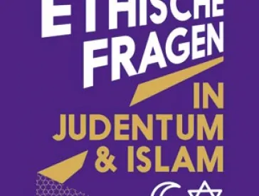 Logo reading “Ethische Fragen in Judentum & Islam” (Ethical Questions in Judaism and Islam).