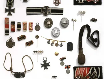 Sammlung militärischer Auszeichnungen aus dem Ersten Weltkrieg