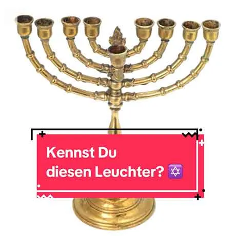 Chanukkaleuchter.