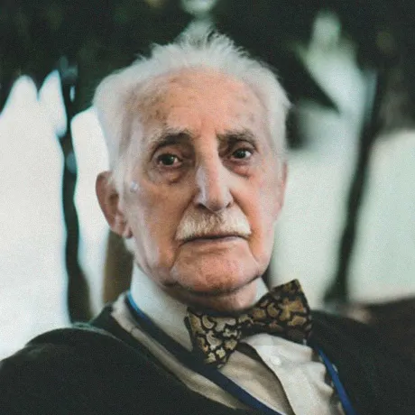 Portrait of an old man with mustache (Leon Weintraub).