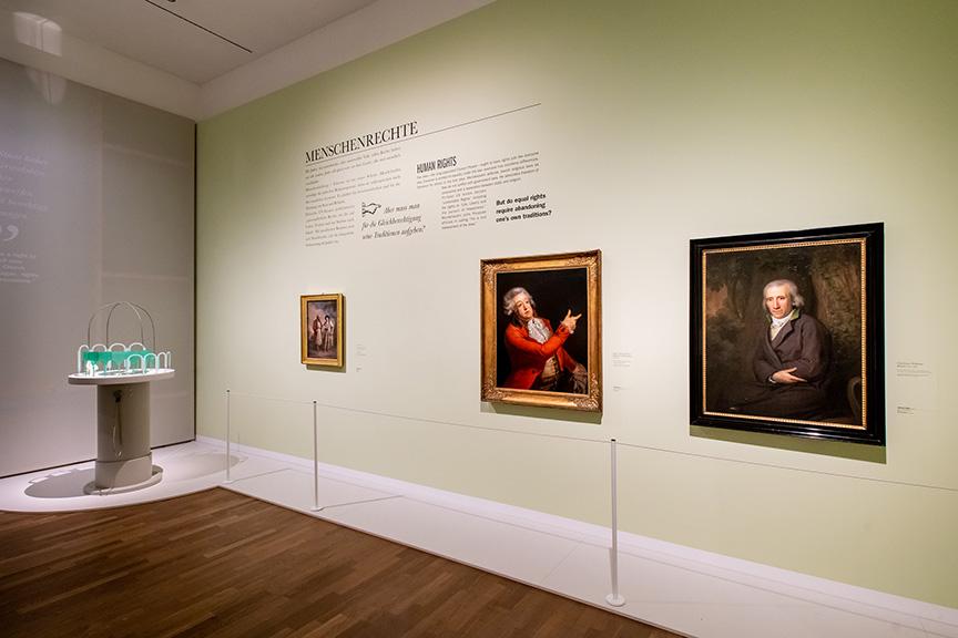 Portrait paintings from the Moses Mendelssohn exhibition