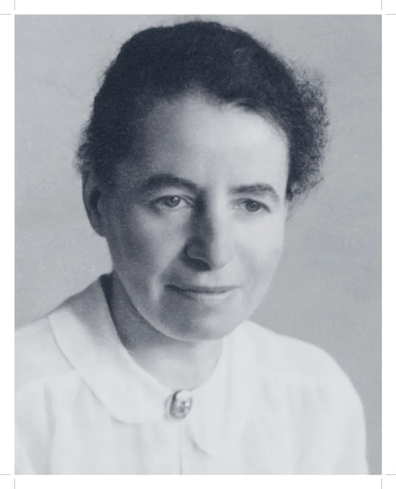 Schwarz-weiß-Fotografie einer Frau.