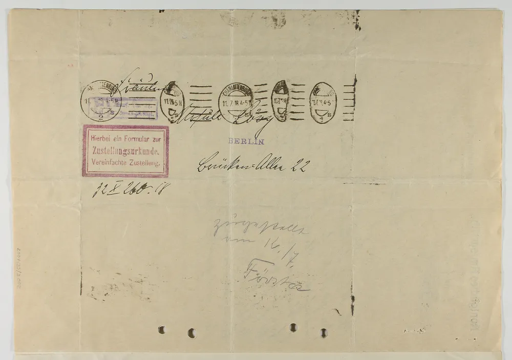 Envelope of adoption agreement