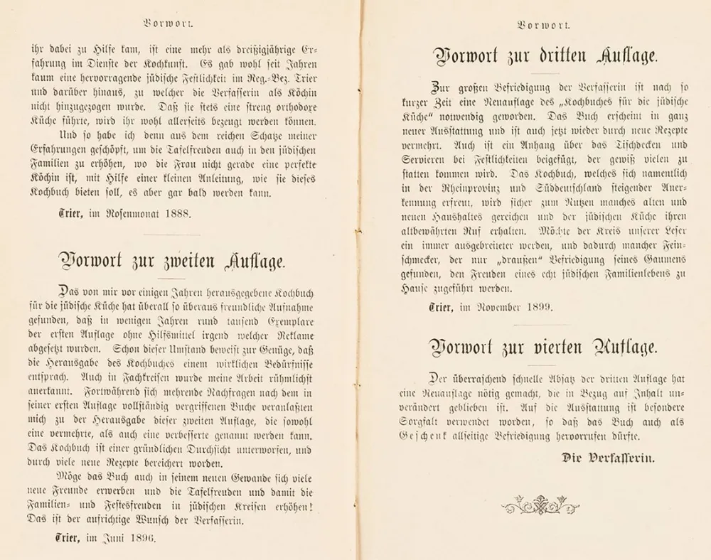 Seite aus dem Kochbuch, siehe Transkription in der Großansicht