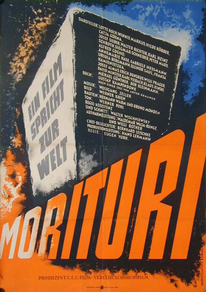 Movie poster for “Morituri”