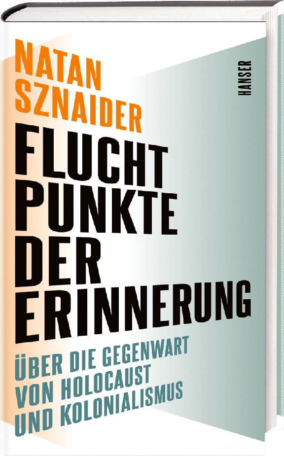German cover of the book by Natan Sznaider: Vanishing Points of Memory. On the Holocaust and Colonialism in the Present Day