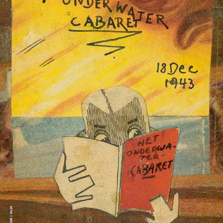 Zeitschriftencover mit Collage einer Person, die in einer Zeitschrift liest, und Aufschrift: JMB Journal Sonderausgabe.