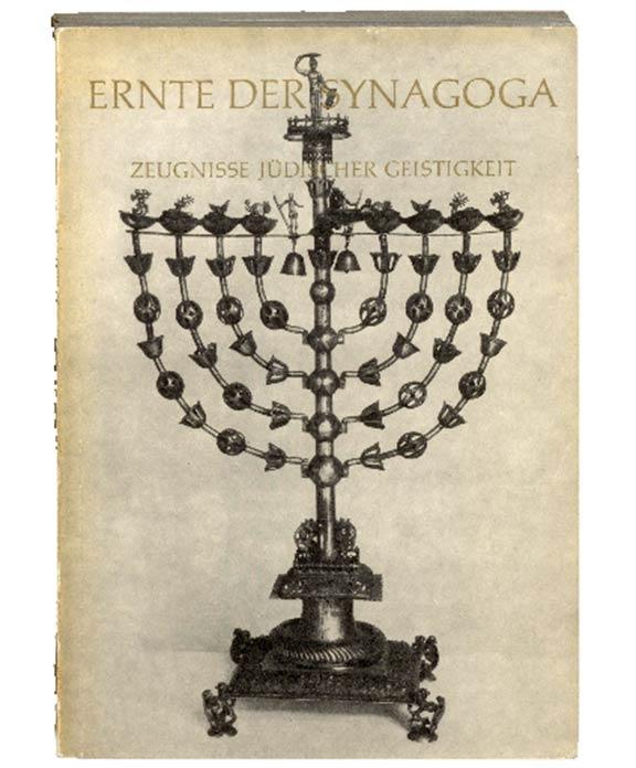 Book cover Harvest of the Synagoga with image of a menorah