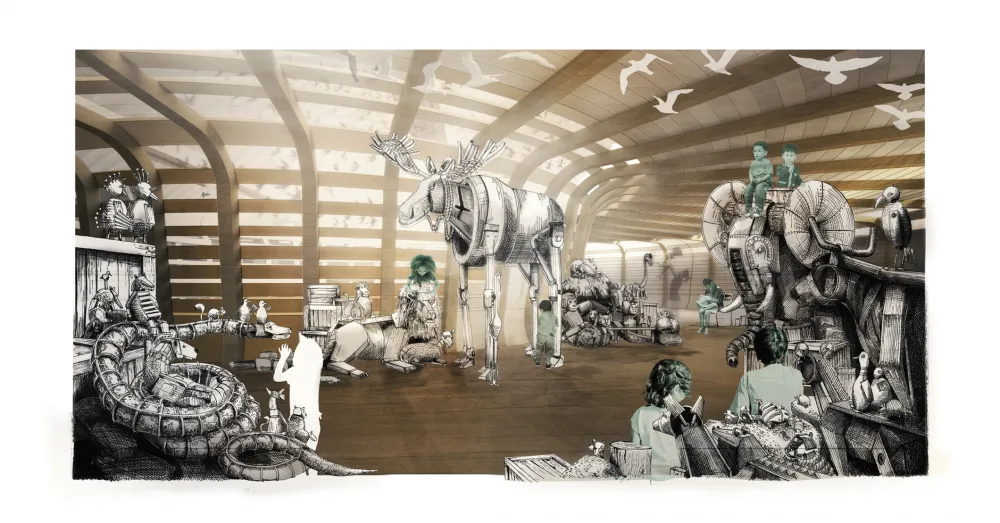  Innenansicht des Kindermuseums
