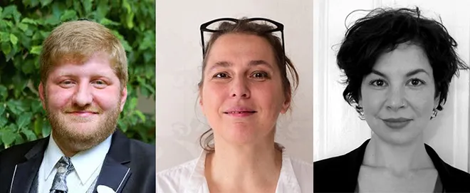 Konstanin Pal, Ruth Zeifert, and Lea Wohl von Haselberg