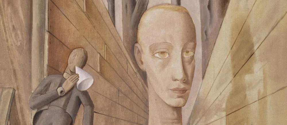 Ausschnitt aus dem Gemälde „Einsamkeit“ von Felix Nussbaum
