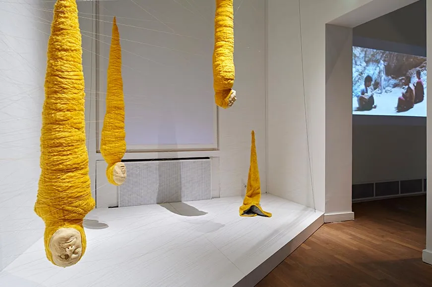 Ausstellungsansicht der Golem-Ausstellung