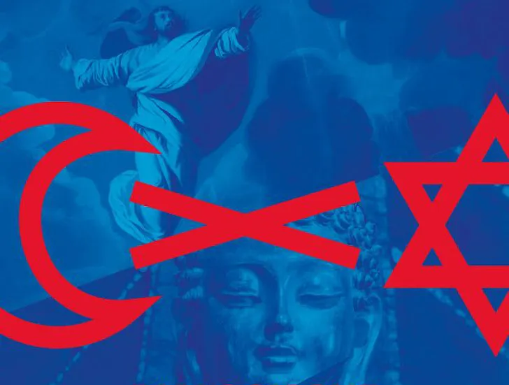 Logo of the lecture series with crescent and Star of David