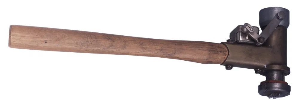 Stamping hammer with automatic counter