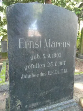 Color photo: black gravestone with inscription