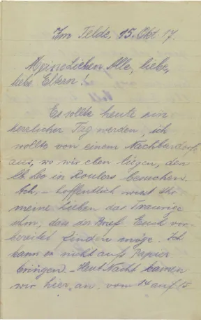 Brief: handschriftlich