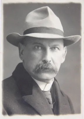Black and white portrait of Ludwig Haas