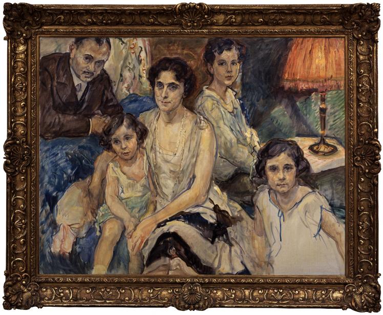 Painting: Max Slevogt, The Plesch Family Portrait