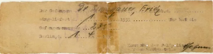Extremely long yellowed note with faded text. Some words are handwritten, others typed