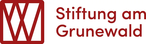Logo der Stiftung am Grunewald in Rot.